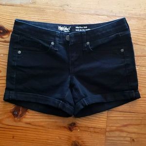 Mossimo black denim shorts